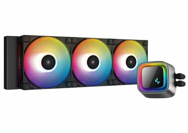 DEEPCOOL LS720 čierna / komplet vodného chladenia / 3x 120mm / ARGB / TDP 300W