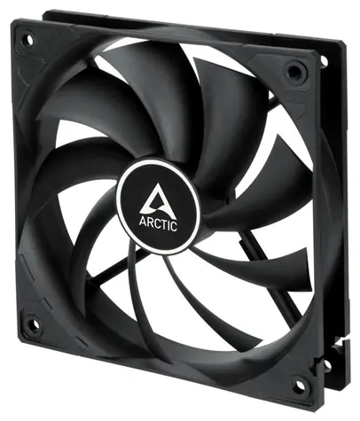 ARCTIC F12 Silent ventilátor 120mm čierna / 120mm / 0.3 Sone @ 800 RPM / 3-pin