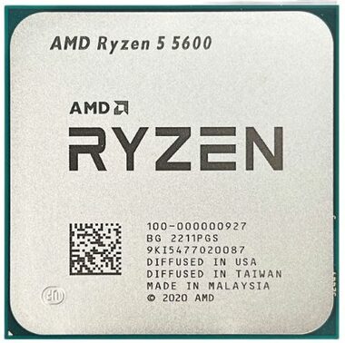 AMD RYZEN 5 5600 @ 3.5GHz - TRAY / Turbo 4.4GHz / 6C12T / L2 3MB L3 32MB / AM4 / Bez VGA / 65W