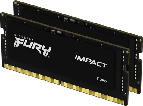 Kingston FURY Impact 32GB (2x16GB) DDR5 6400MHz / CL38 / SO-DIMM / XMP 3.0 / 1.35V