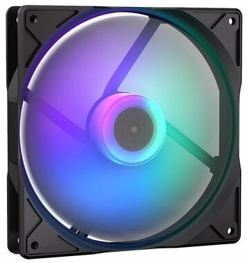 Endorfy Stratus 140 PWM ARGB čierna / 140mm / 200-1200 RPM / FBD / PWM / ARGB / 4-pin