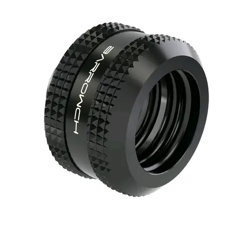 Barrow G1/4 (M) šróbenie pre 12mm pevnú trubicu čierna
