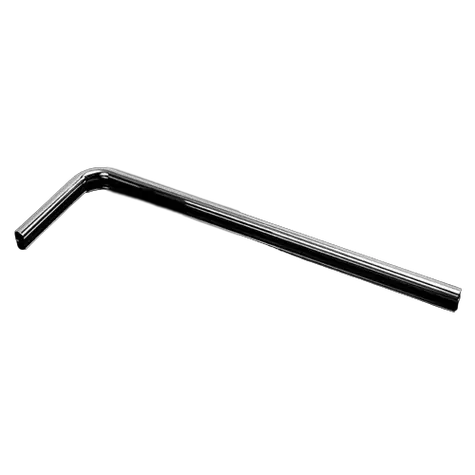 Barrow Medená pevná trubica 16/14 dĺžky 630mm - koleno 90 ° čierna