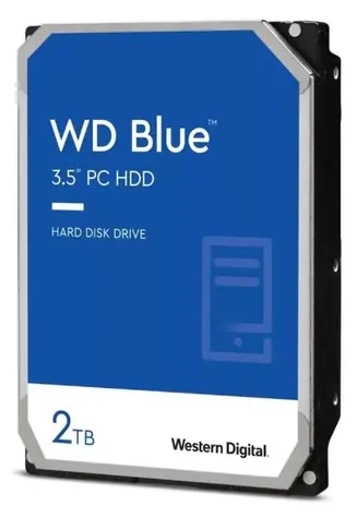 WD Blue 2TB / HDD / 3.5" / SATA III / 5400 RPM / 64MB cache 