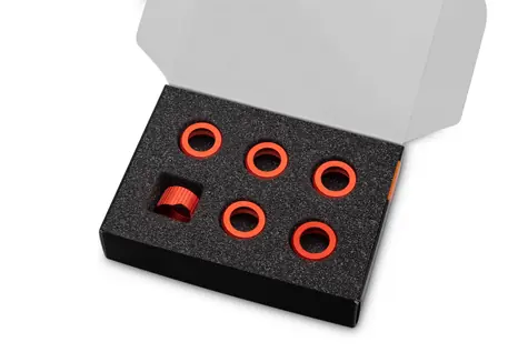 EKWB EK- Quantum Torque Compression Ring 6-Pack HDC 12 - Red