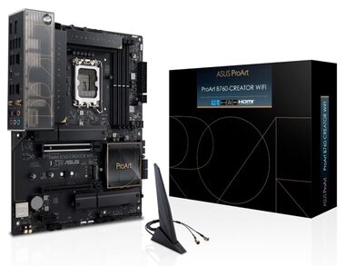 ASUS TUF GAMING B760-CREATOR WIFI / B760 / LGA 1700 / 4x DDR5 / 2x PCIEx16 / 1x GLAN / WIFI / ATX