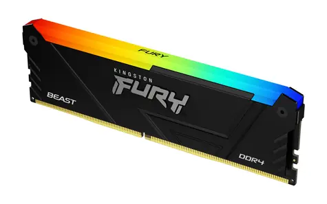 Kingston FURY Beast RGB 8GB (1x8GB) DDR4 3600MHz/CL17/DIMM/XMP