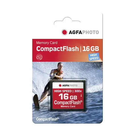 AGFAPHOTO Compact Flash 300x CF 16 GB/ R:45 MB/s / W:25 MB/s