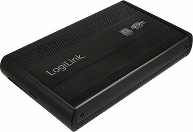 LogiLink UA0107 čierna / Externý box pre 3.5&quot; disk / SATA / USB 3.0