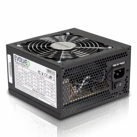 Evolveo zdroj 400W PULSE ATX/ATX 2.2/ 4X SATA/12cm ventilátor/bulk