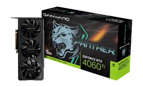 Gainward RTX 4060 Ti Panther 16GB / 2310 - 2535 MHz / 16GB GDDR6 / 128bit / 1x HDMI + 3x DP / (8)