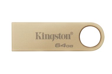 Kingston DataTraveler SE9 G3 64 GB zlatá / Flash Disk / USB 3.2 Gen 1 - (USB-A 3.0) 