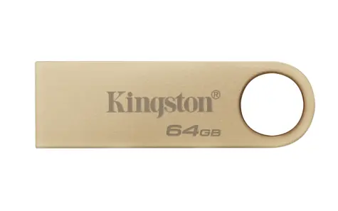 Kingston DataTraveler SE9 G3 64 GB zlatá / Flash Disk / USB 3.2 Gen 1 - (USB-A 3.0) 