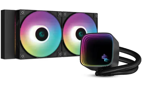 DEEPCOOL LS520 SE čierna / 2x 120mm / 500-2250 RPM / Intel + AMD 