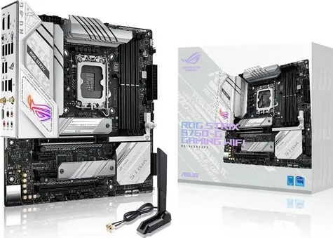 ASUS ROG STRIX B760-G GAMING WIFI / B760 / LGA 1700 / 4x DDR5 / PCIEx16 / 1x 2.5GLAN / mATX 