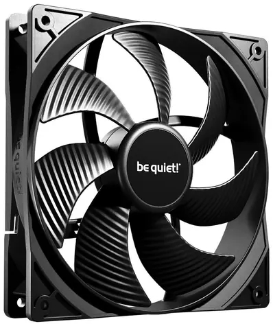 be quiet! Pure Wings 3 140mm PWM čierna / 140mm / Rifle Bearing / 21.9dB @ 1200RPM / 57.4CFM / 4-pin PWM