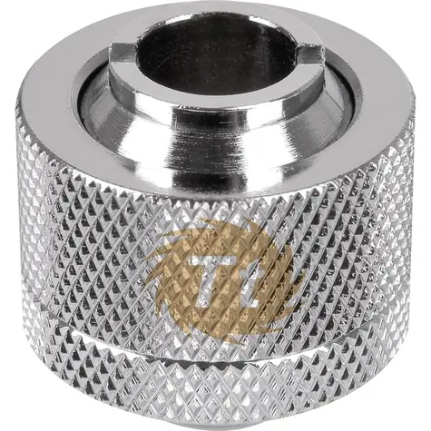 Thermaltake Pacific 1/2" ID x 5/8" OD Compression strieborná