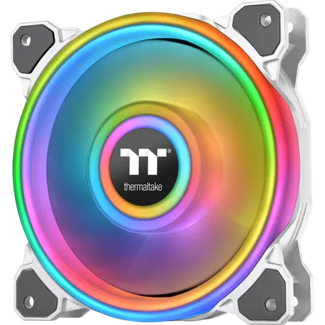 Thermaltake Riing Quad 14 RGB Radiator biela / Ventilátor / 140 mm / Hydraulic Bearing / 1400 RPM @ 26.1 dB / 60.17 CFM 
