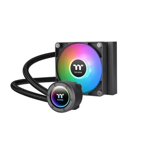 Thermaltake TH120 V2 ARGB čierna / AIO vodný chladič CPU / 120 mm / 2000 RPM @ 25.8 dB / 57.05 CFM / 4 pin