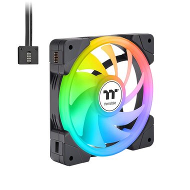 Thermaltake SWAFAN EX14 ARGB čierna 3ks / Ventilátor / 140 mm / Hydraulic Bearing / 2000 RPM @ 38.8 dB / 81.6 CFM