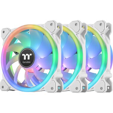 Thermaltake SWAFAN 14 RGB Radiator biela 3ks / Ventilátor / 140 mm / Hydraulic Bearing / 2000 RPM @ 40.5 dB / 77.6 CFM