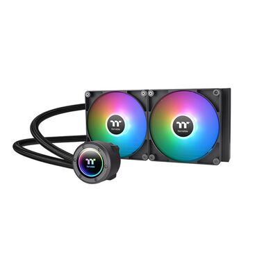 Thermaltake TH280 V2 ARGB čierna / AIO vodný chladič CPU / 2x 140 mm / 1800 RPM @ 34.7 dB / 84.32 CFM