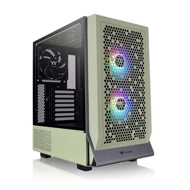 Thermaltake Ceres 300 TG ARGB zelená / E-ATX / 1x USB-C 3.2 / 2x USB-A 3.0 / bez zdroja / priehľadná bočnica