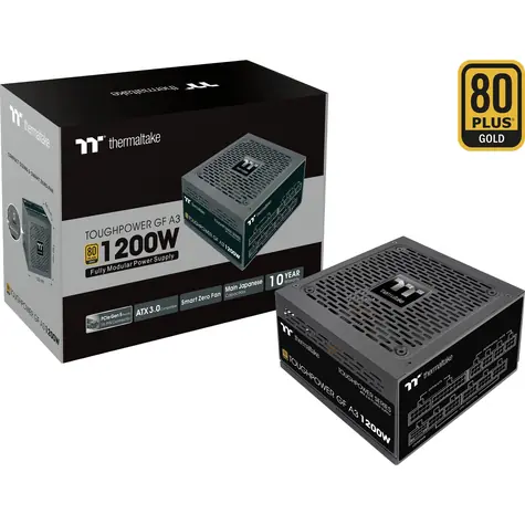 Thermaltake Toughpower GF A3 1200W čierna / ATX / 1200W / 140mm ventilátor / 80PLUS Gold / modulárny
