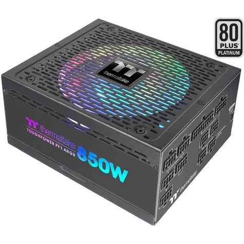 Thermaltake Toughpower PF1 ARGB 850W čierna / ATX / 850W / 140mm ventilátor / 80PLUS Platinum / modulárny