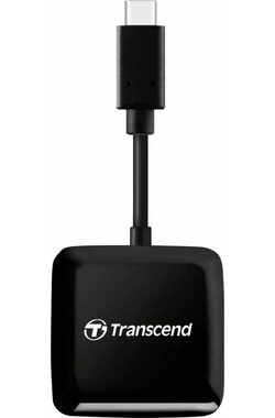 Transcend RDC3 čítačka pamäťových kariet čierna / USB-C 3.1 Gen 1 / SDXC / microSDXC / CompactFlash / UHS-I