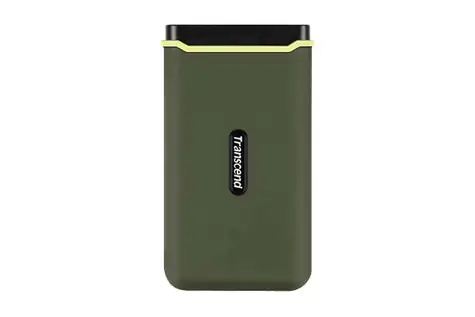Transcend ESD380C Externý SSD 500GB zelená / USB-C 3.2 Gen 2x2 / R: 2000MBs / W: 2000MBs