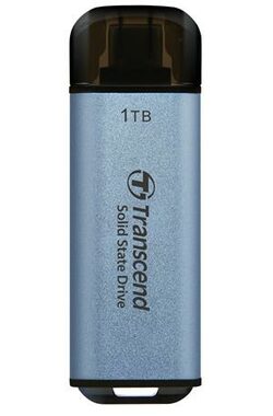 Transcend ESD300C Externý SDD 1TB modrá / USB-C 3.2 Gen 2 / R: 1050MBs / W: 950MBs