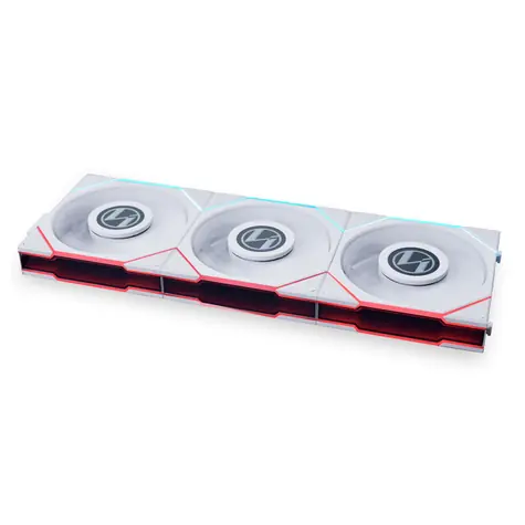 Lian Li UNI FAN 12RTLLCD3W TL LCD Series ARGB Reverse Blade 3ks biela / 120 mm / 31 dB @ 1900 RPM / 4pin PWM + 3pin ARGB