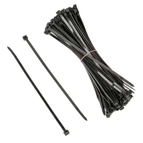 Kolink Sada sťahovacích pásikov čierna / 4.5 mm x 200 mm / 100 ks