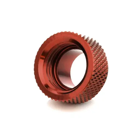 BitsPower Adaptér G1/4" AG na G1/4" IG červená