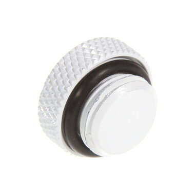 BitsPower Skrutkovací zástrčka G1/4 palce AG biela