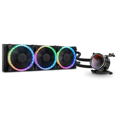 BitsPower Cyclops 360 čierna / 3x 120mm / 30 dB / 43.79 CFM / 1800 RP? / ARGB / Intel + AMD
