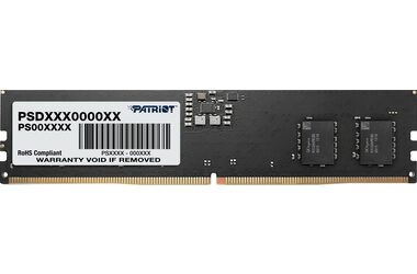 Patriot Signature 16GB (1x16GB) 5600MHz čierna / DIMM / DDR5 / CL46 / On-Die ECC / Unbuffered / 1.1V