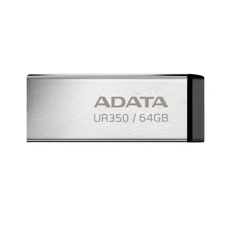 ADATA UR350 64GB čierna / USB 3.2 Type A / čítanie: 100MBps / FAT32