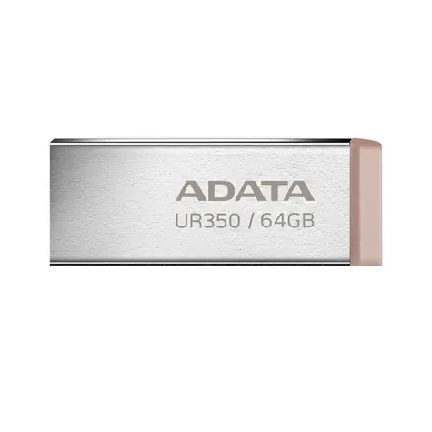 ADATA UR350 64GB hnedá / USB 3.2 Type A / čítanie: 100MBps / FAT32