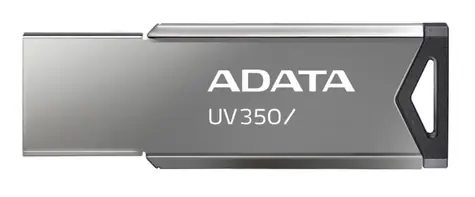 ADATA UV350 128GB strieborná / USB 3.2 Type A / čítanie: 100MBps