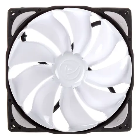 Noiseblocker NB-eLoop Fan B14-PS biela / 140mm / 24.28 dB @ 1200 RPM / 83.92 CFM / 4-pin PWM