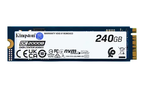 Kingston DC2000B 240GB / SSD / M.2 2280 / PCIe 4.0 / R: 4500MBps / W: 400MBps / 5y