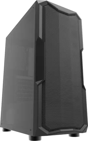 darkFlash Aquarius Mesh čierna / ATX / bez ventilátorov / 3x USB-A / priehľadná bočnica / bez zdroja 