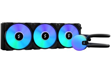 Fractal Design Lumen S36 v2 RGB čierna / 3x 120mm / 33.2 dB @ 2000 RPM / 56 CFM / ARGB / AMD + Intel