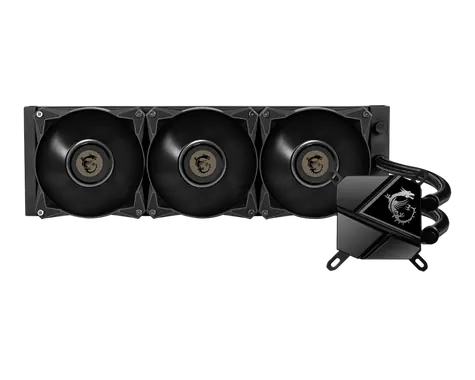 MSI MAG CoreLiquid P360 čierna / 3x 120mm / 34.3 @ 2000 RPM / 78.73 CFM / AMD + Intel