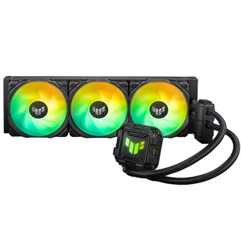 Asus TUF GAMING LC II 360 ARGB čierna / 3x 120mm / 29 dB @ 2000 RPM / 67 CFM / AMD + Intel