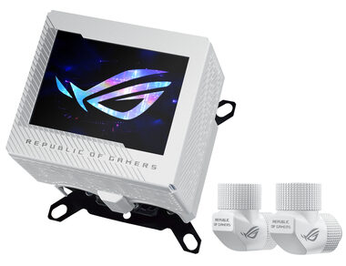 Asus ROG RYUJIN III WB biela / vodný blok CPU / 3.5" LCD displej