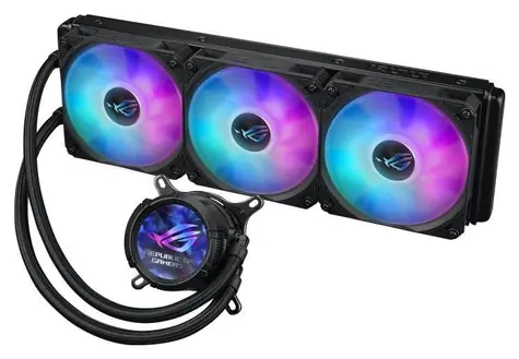 Asus ROG STRIX LC III 360 ARGB LCD čierna / 3x 120mm / 36 dB @ 2200 RPM / 70.38 CFM / AMD + Intel