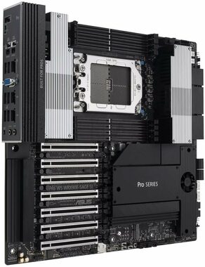 Asus WS WRX90E- Sage SE / AMD WRX90 / 8x DDR5 / 7x PCIe 5.0 x16 / 2x LAN / EEB